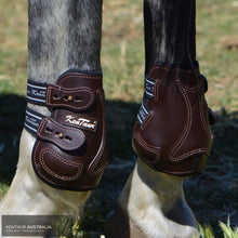 Load image into Gallery viewer, Kentaur Roma Flicker Hind Boots Brown / Full Training Jumping Boots