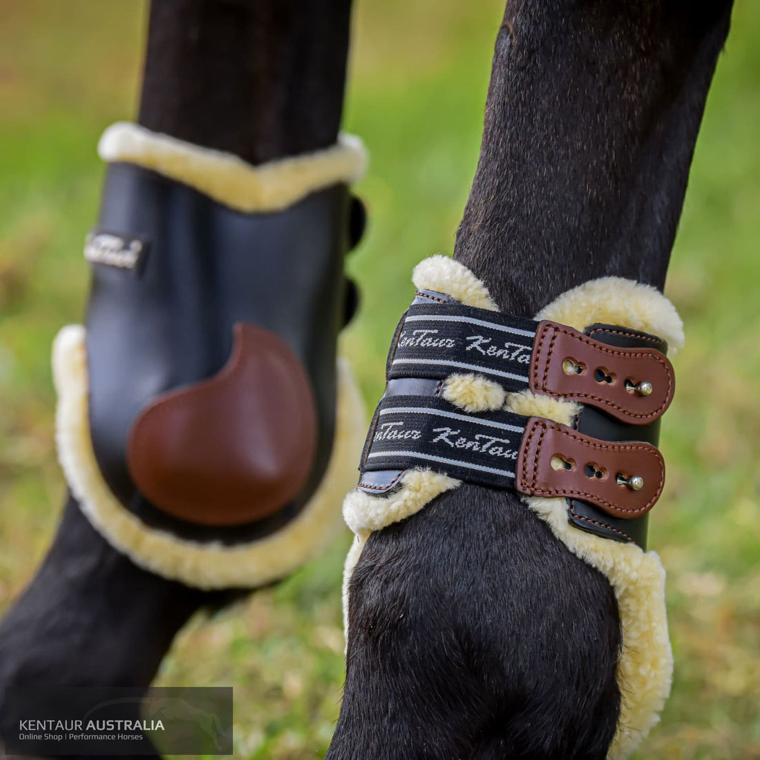 Kentaur ‘Roma’ Hind Boot with Sheepskin Jumping Boots