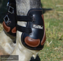 Load image into Gallery viewer, Kentaur Roma Pinch Rear Boots Black/ Tobacco / Full Jumping