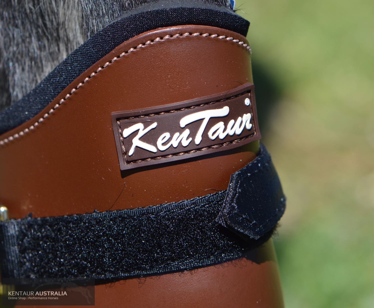Kentaur Tall Leather Hind Pinch Boots Training Jumping