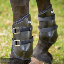 Load image into Gallery viewer, Kentaur Tall Leather Hind Pinch Boots Black / Full Training Jumping Boots