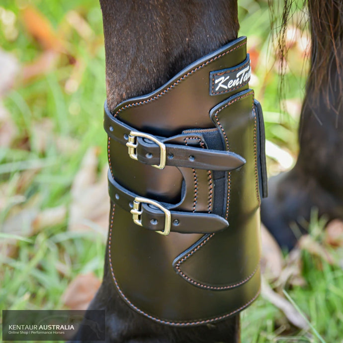 Kentaur Weighted Hind Boots Black / Full Training Jumping Boots