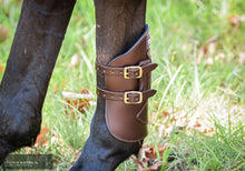 Load image into Gallery viewer, Kentaur Weighted Hind Boots Brown / Full Training Jumping Boots
