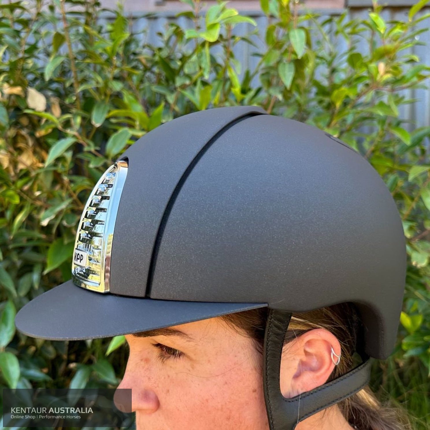 KEP ‘Cromo 2.0 Mica’ Helmet Black / Chrome frame, grid &amp; sub grid / Medium Shell (51-58) Helmet