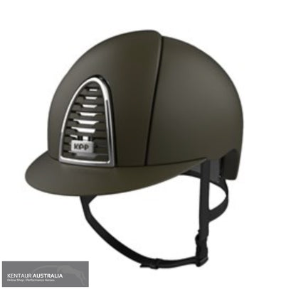 KEP ’Cromo 2.0 Textile’ Helmet Military Green / Chrome frame &amp; sub grid / Medium Shell (51-58) Helmet