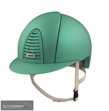Load image into Gallery viewer, KEP ’Cromo 2.0 Textile’ Helmet Turquoise / Matt frame grid &amp; sub grid / Medium Shell (51-58) Helmet