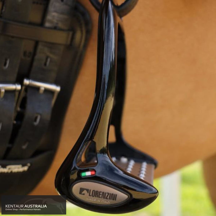 Lorenzini Titanium Jumping Stirrups Black (Shiny) Saddle Accessories
