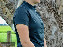 Load image into Gallery viewer, Montar ’Melanie’ Womens Polo Shirt Black / L Polo Shirts &amp; Jersey’s