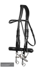 Load image into Gallery viewer, Montar Normandie Double Bridle Black / Full Bridles