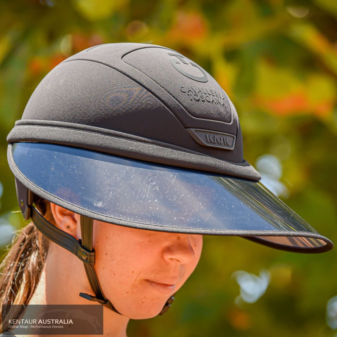 bike helmet visor velcro Reflective Flip Universal / Yellow Round helmet with no visor and ventilation vents at the front and back Kentaur Australia - Soless 'Velcro'
